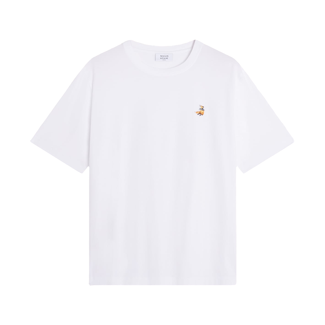 QM00102KJ7026-P100 Maison Kitsune Dreaming Fox Comfort T-Shirt White