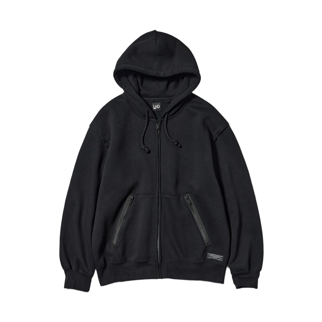 GU x 언더커버 헤비웨이트 스웨트 풀집 후드 블랙(GU x Undercover Heavyweight Sweat Full Zip Hoodie Black) - 1