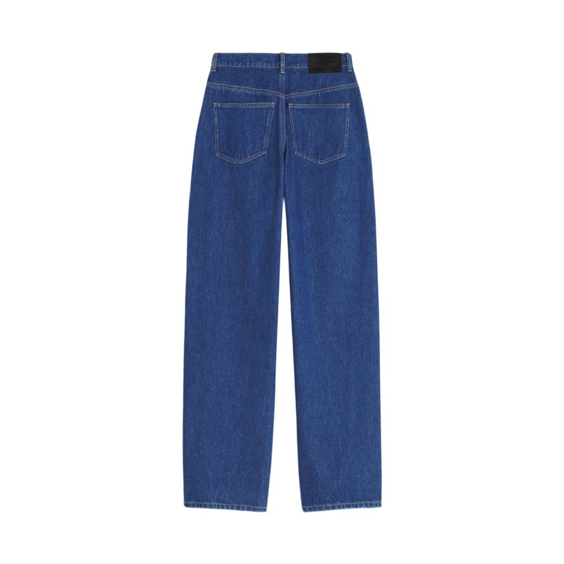 (W) 메종 키츠네 테이퍼드 진 워시드 인디고((W) Maison Kitsune Tapered Jeans Washed Indigo) - 2