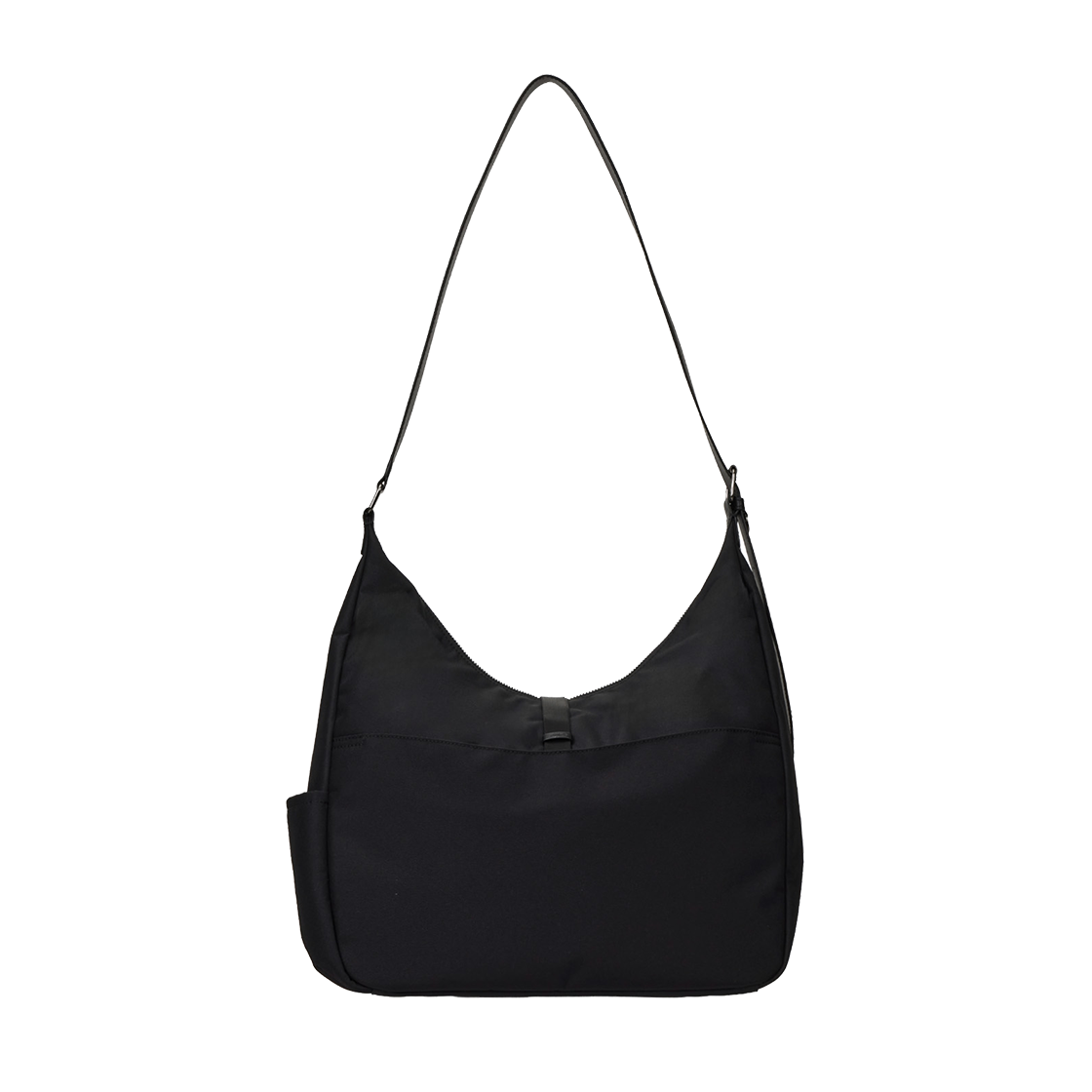 분크 헤이 더블 포켓 코듀라 호보 미듐 블랙(vunque Hey Double Pocket Cordura Hobo M Black) - 5