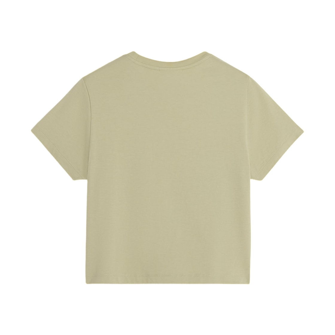 (W) 메종 키츠네 드레스드 폭스 베이비 티셔츠 더스티 그린((W) Maison Kitsune Dressed Fox Baby T-Shirt Dusty Green) - 2