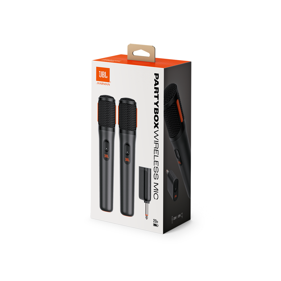 제이비엘 PARTYBOX WIRELESS MIC 2채널 무선 핸드마이크(JBL PartyBox Wireless Mic (2-Channel Wireless Handheld Microphone)) - 6