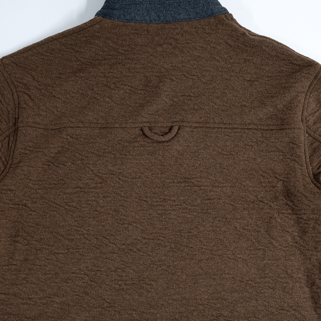 파버 리버서블 울 자켓 차콜 카멜(FABEUR Reversible Wool Jacket Charcoal Camel) - 4