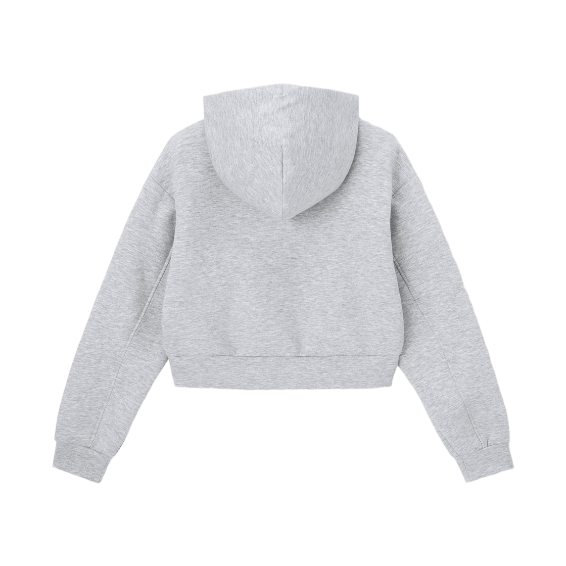 (W) GU 퍼프 스웨트 풀집 파카 그레이((W) GU Puff Sweat Full Zip Parka Gray) - 2