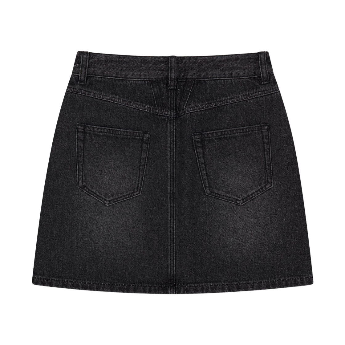 (W) 마리떼 프랑소와 저버 데님 미니 스커트 블랙((W) Marithe Francois Girbaud Denim Mini Skirt Black) - 2