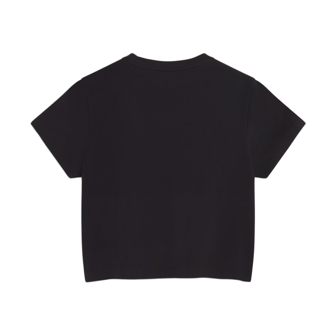 (W) 메종 키츠네 파리 베이비 티셔츠 블랙((W) Maison Kitsune Paris Baby T-Shirt Black) - 2