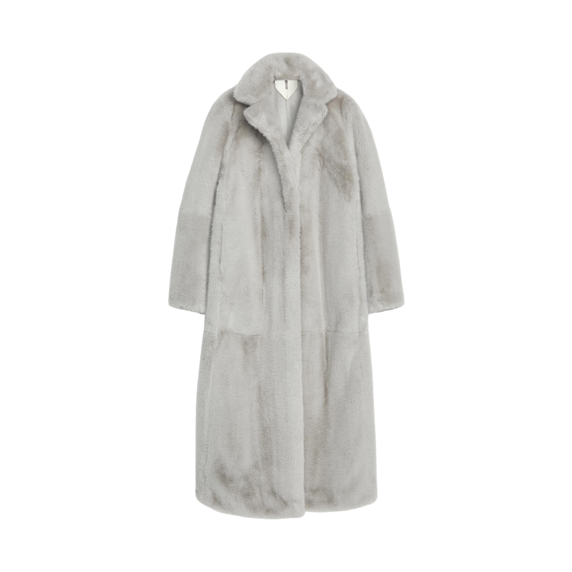(W) 아르켓 포우 퍼 코트 그레이((W) Arket Faux Fur Coat Grey)