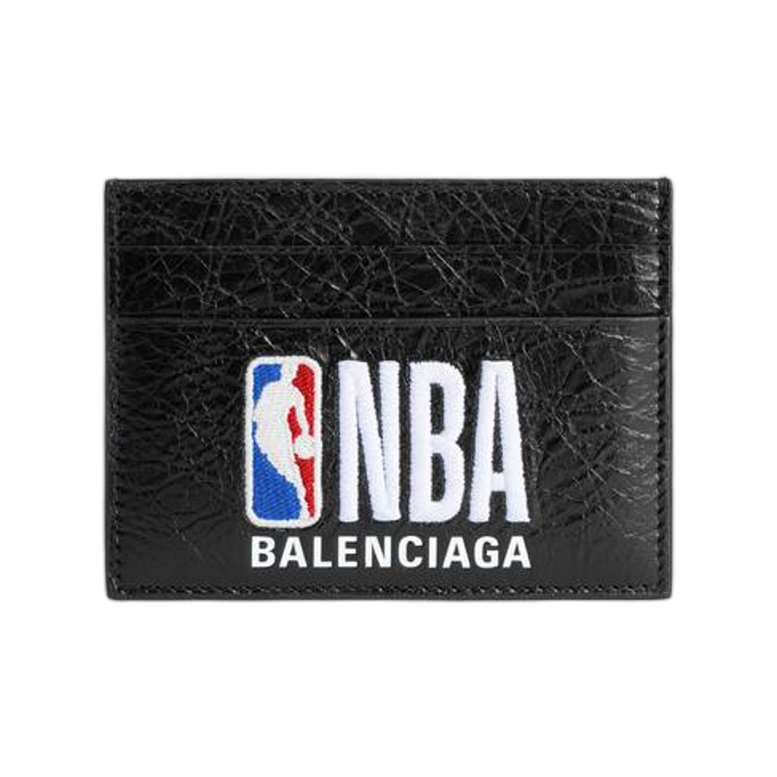 8660472ACFP1000 Balenciaga x NBA Collaboration Cash Card Holder Black