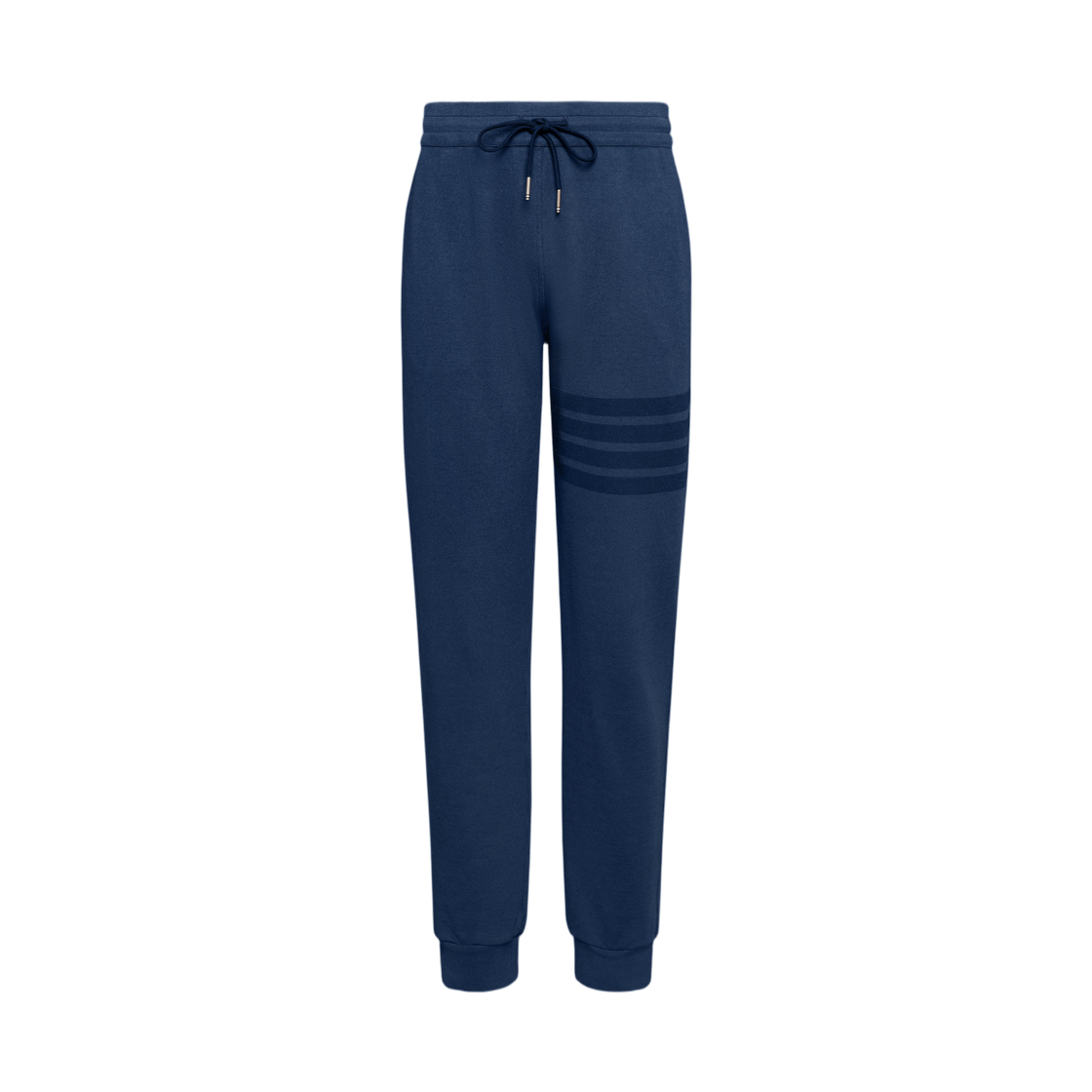 톰브라운 솔리드 루프백 오버다이드 사선 스웨트팬츠 네이비(Thom Browne Solid Loopback Overdyed 4-Bar Sweatpants Navy)