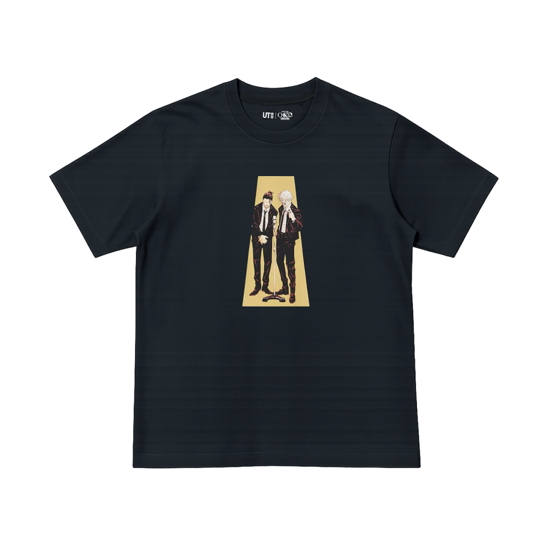 유니클로 UT 슈에이샤 창립 100주년 주술회전 티셔츠 블랙(Uniqlo UT Shueisha 100th Anniversary Jujutsu Kaisen T-Shirt Black)