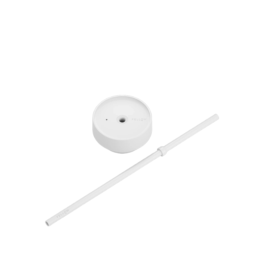 9810827010502 Fellow Carter Cold Lid + Straw 20oz – Matte White