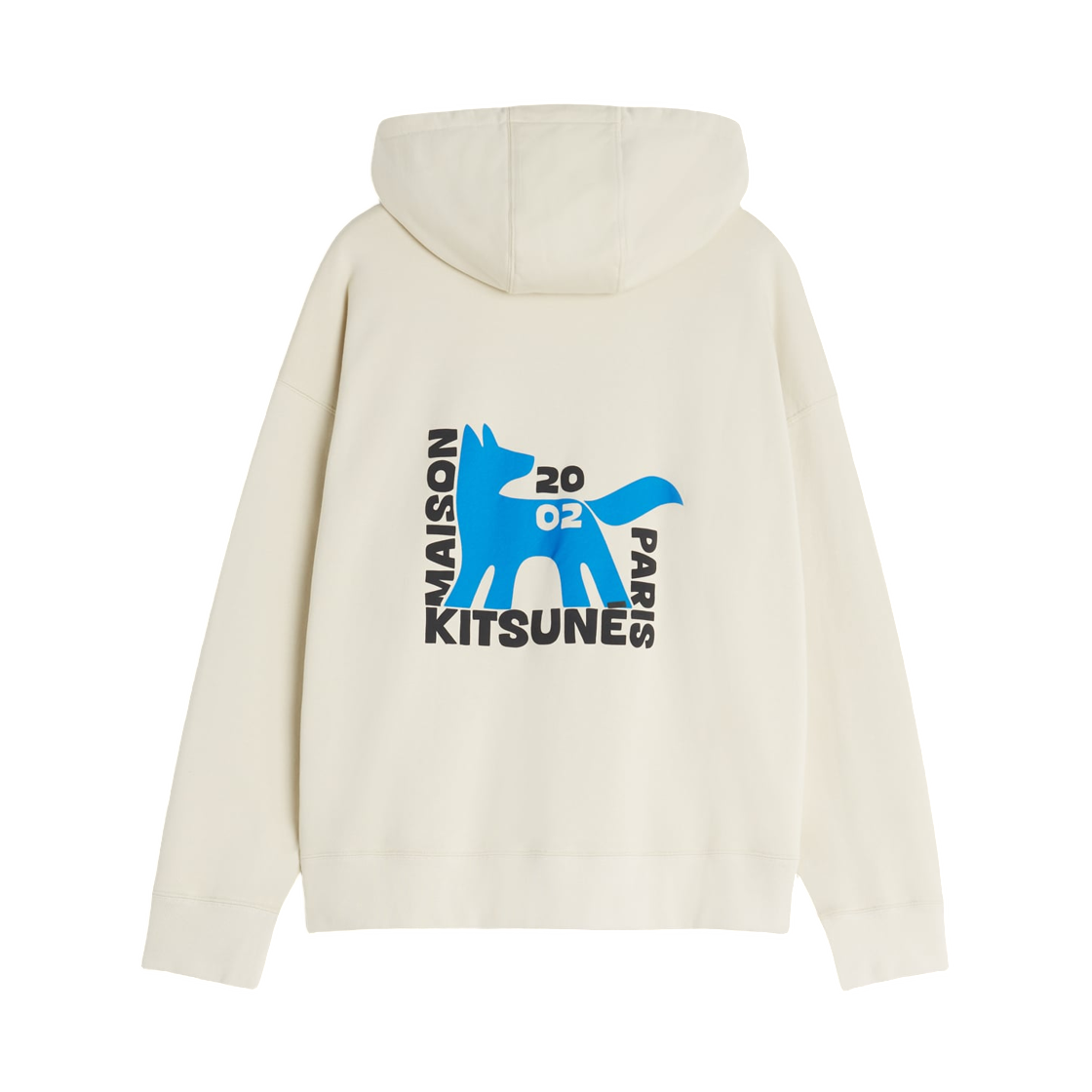 메종 키츠네 갤러리 폭스 오버사이즈 후드 마카다미아(Maison Kitsune Gallery Fox Oversize Hoodie Macadamia) - 2