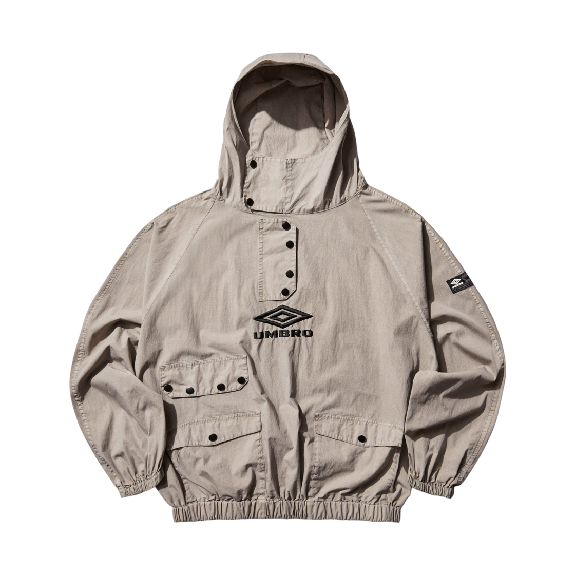 엄브로 x 슬램잼 페이디드 스모크 아노락 그레이지(Umbro x Slam Jam Faded Smock Anorak Greige)