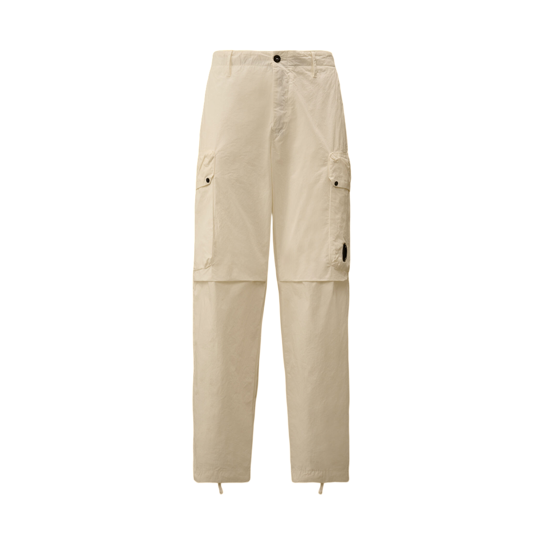 20CMPA128A110325G103 C.P. Company Micro-Reps Boxy Cargo Lens Pants Gauze White - 26SS
