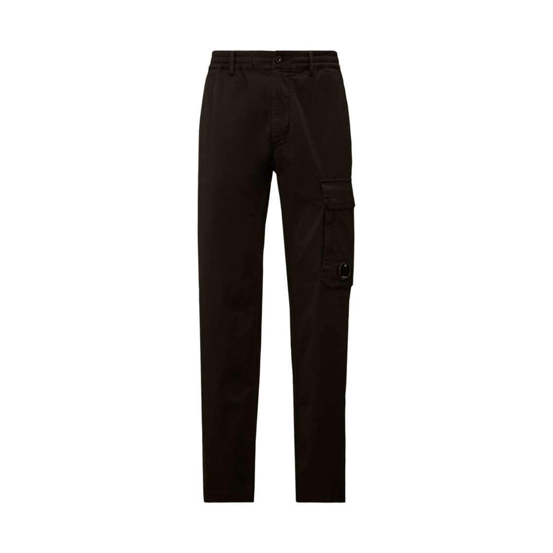 20CMPA135A005694G999 C.P. Company Stretch Sateen Regular Cargo Pants Black - 26SS