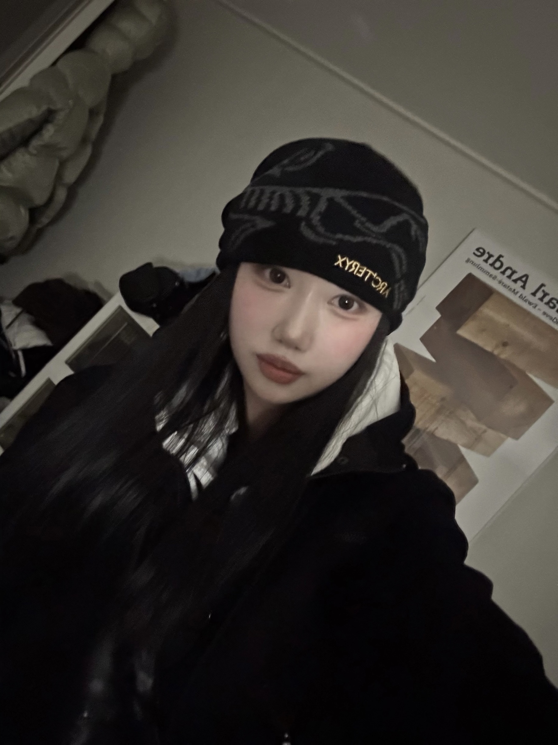 Arc'teryx Bird Head Toque 24K Black 착용 스타일 - 2