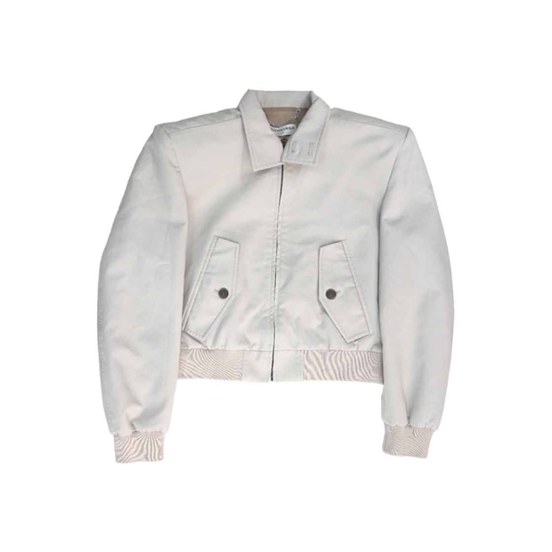 ITCUPRHS5TPA Balenciaga Beige Barracuda Bomber Jacket C-C46870