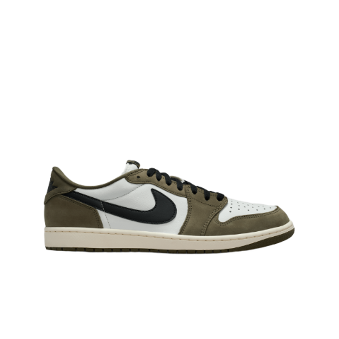 HQ6998-200 Jordan 1 Retro Low OG Medium Olive and Summit White