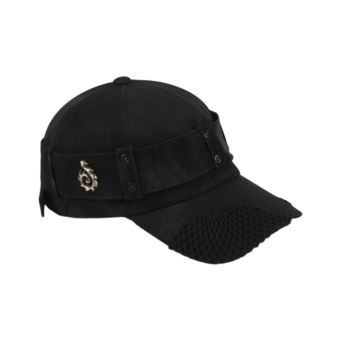 보니앤키예 레더 벨트 캡 블랙(bonienkiye Leather Belt Cap Black)