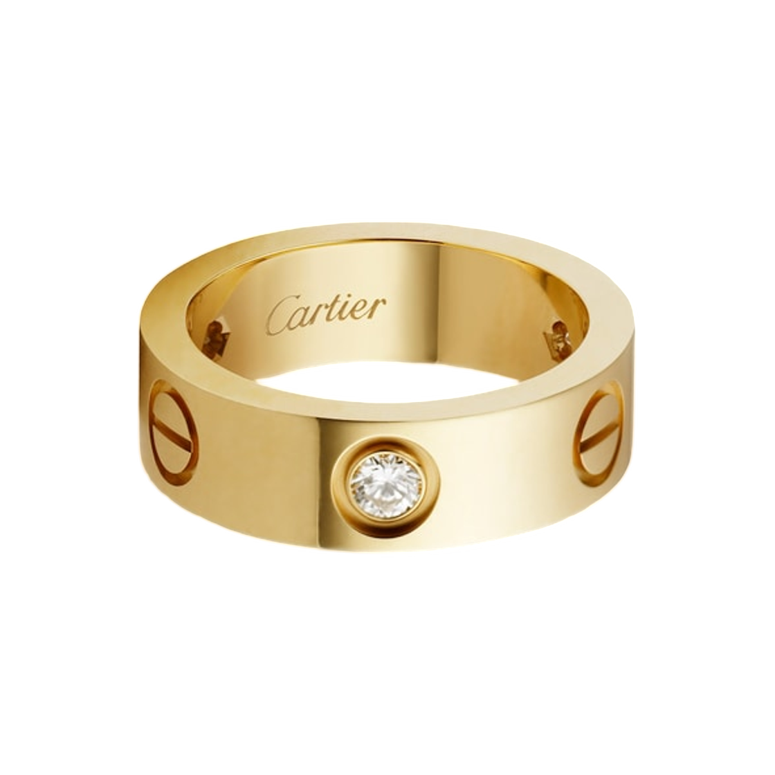 까르띠에 러브 클래식 링 옐로우 골드(Cartier Love Classic Ring Yellow Gold) - 1