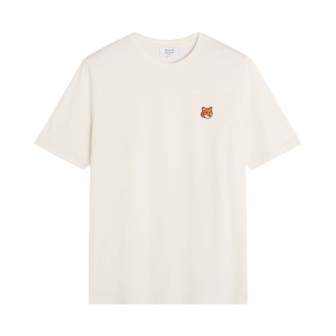 메종 키츠네 폭스 헤드 레귤러 티셔츠 노블 베이지(Maison Kitsune Fox Head Regular T-Shirt Noble Beige) - 1