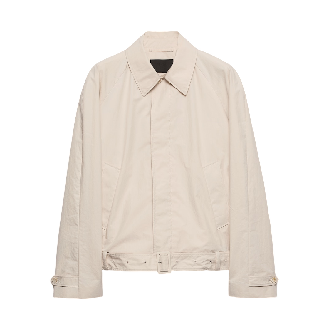 SGD069-184B-F0K74 Prada Cotton Jacket Chalk White