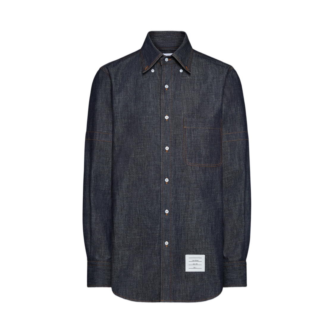 톰브라운 데님 암밴드 셔츠 네이비(Thom Browne Denim Armband Shirt Navy)