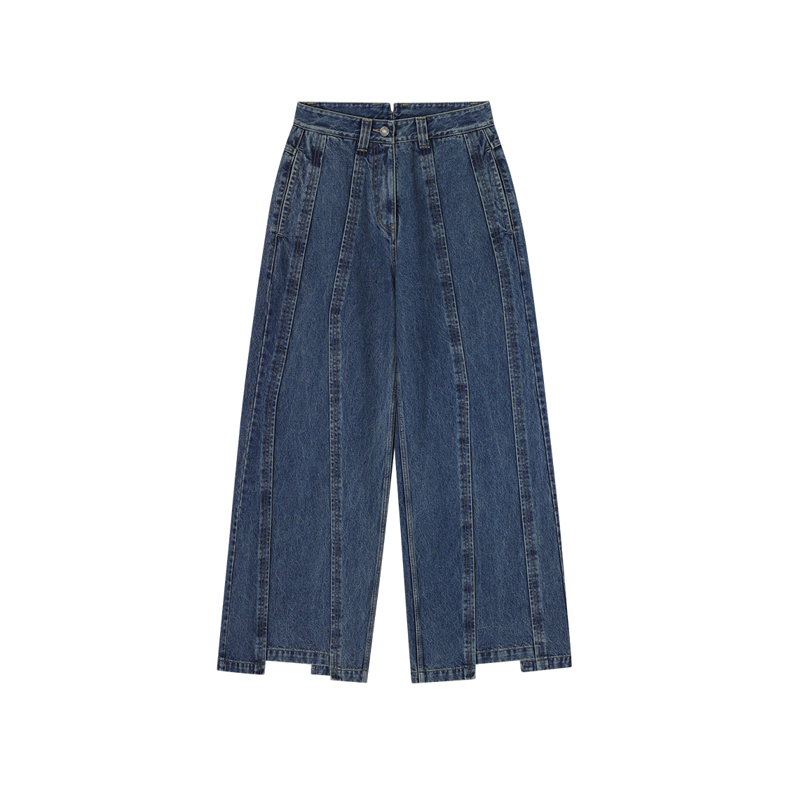 (W) 송지오 컬렉션 바이어스 컷 아웃 데님 블루((W) SONGZIO COLLECTION Bias Cut Out Denim Blue)