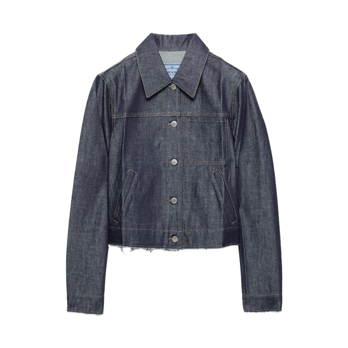 GFB330-18MD-F0008 (W) Prada Denim Jacket Navy
