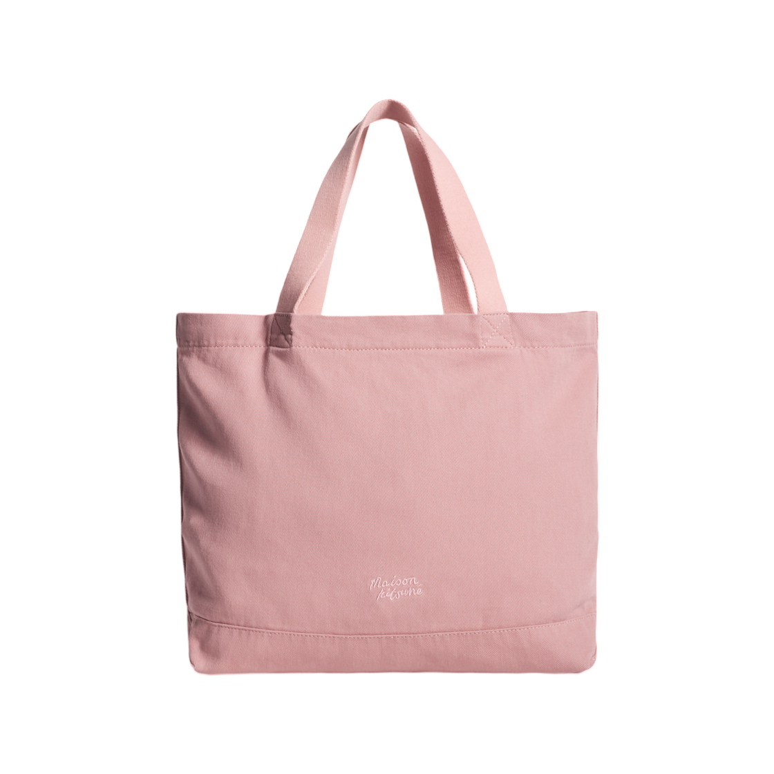 메종 키츠네 더블 폭스 헤드 페이디드 토트 페이디드 핑크 클레이(Maison Kitsune Double Fox Head Faded Tote Faded Pink Clay) - 3