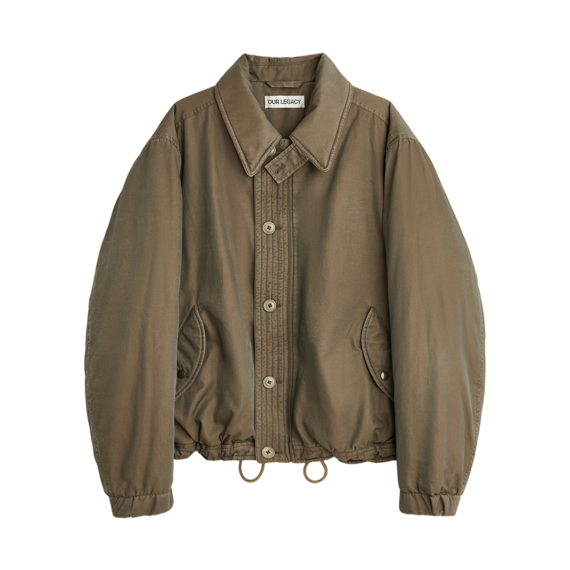 M2261ATS Our Legacy Auto Jacket Taupe Smoke Twinshade Twill