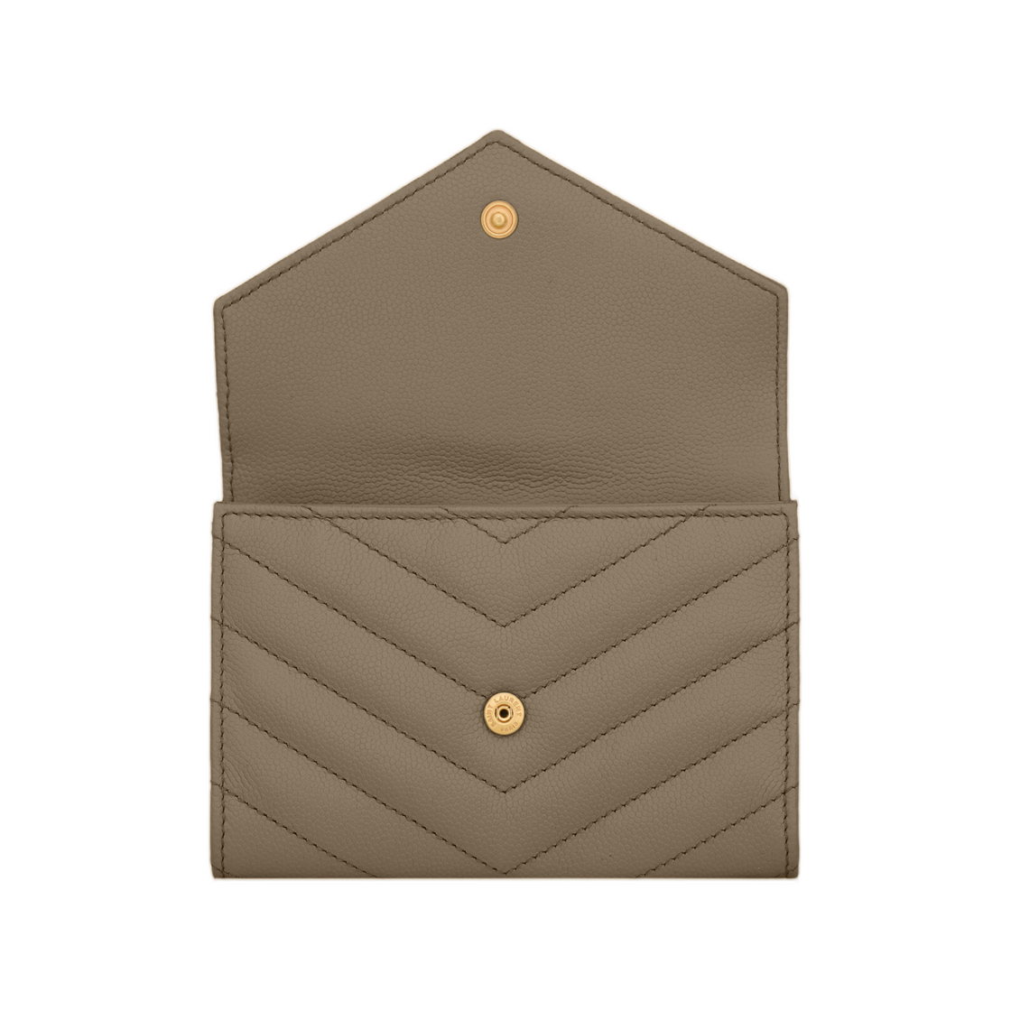 생로랑 카산드라 월렛 그레인 드 뿌드르 레더 라이트 토프(Saint Laurent Cassandre Wallet in Grain De Poudre Leather Light Taupe) - 3