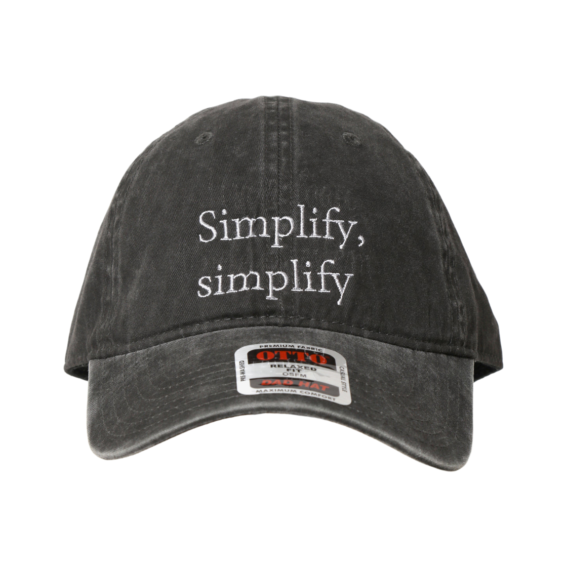 사우스2 웨스트8 스트랩 백 캡 심플리파이,심플리파이 블랙(South2 West8 Strap Back Cap Simplify,Simplify Black)