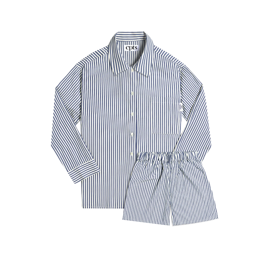 [3% 적립] 씨피티에스 릴랙스드 스트라이프 파자마 블루([3% 적립] CPTS RELAXED STRIPE PAJAMAS BLUE) - 1