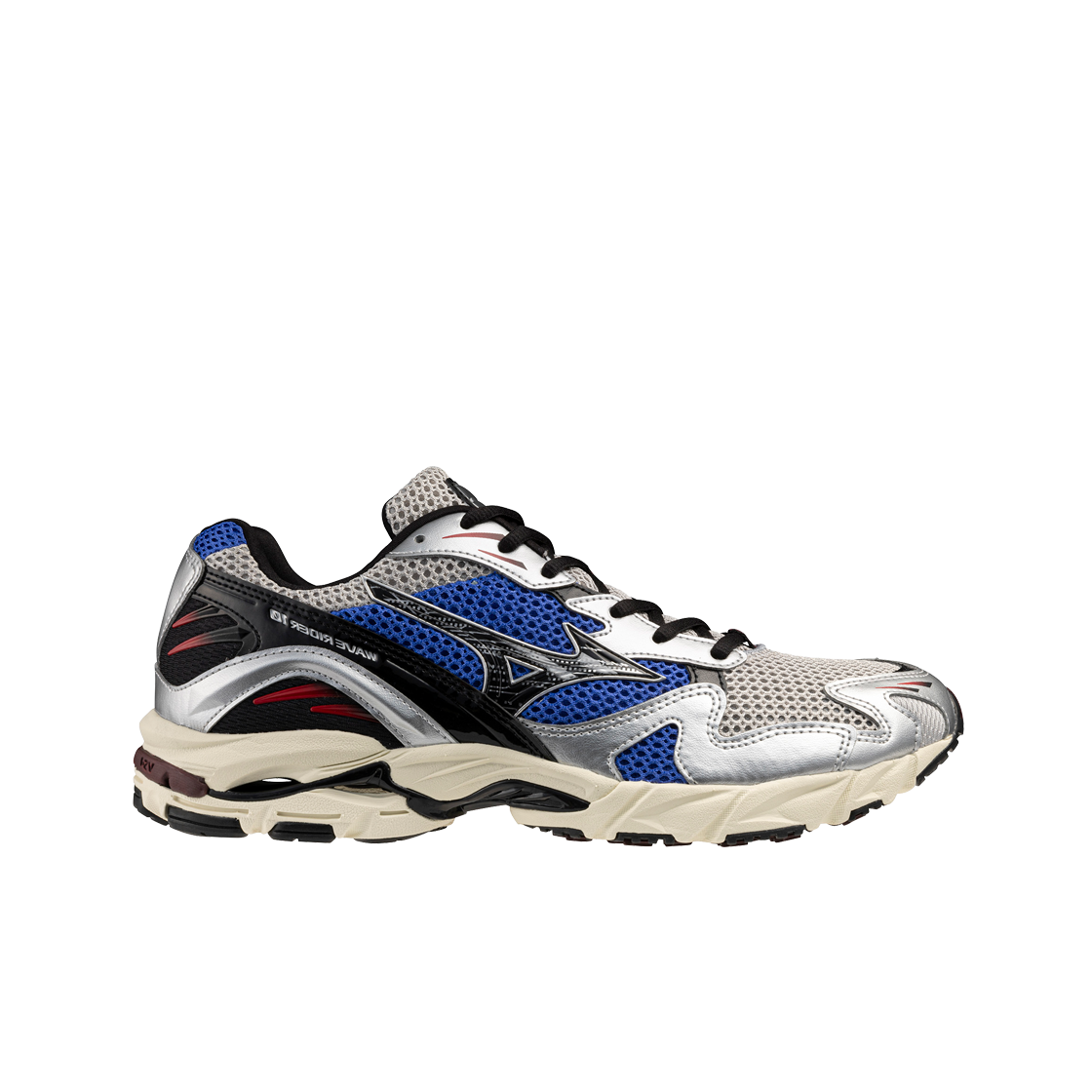 D1GA210416 Mizuno Wave Rider 10 Harbor Mist Black Dazzling Blue