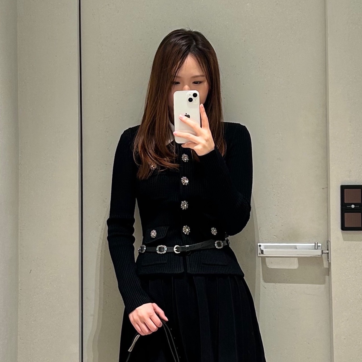 Rust Mood 55D 0008 Blt 12-013 Black - 26SS 착용 스타일 - 2