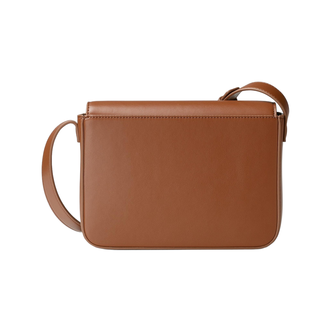 GU 스퀘어 플랩 숄더백 브라운(GU Square Flap Shoulder Bag Brown) - 2