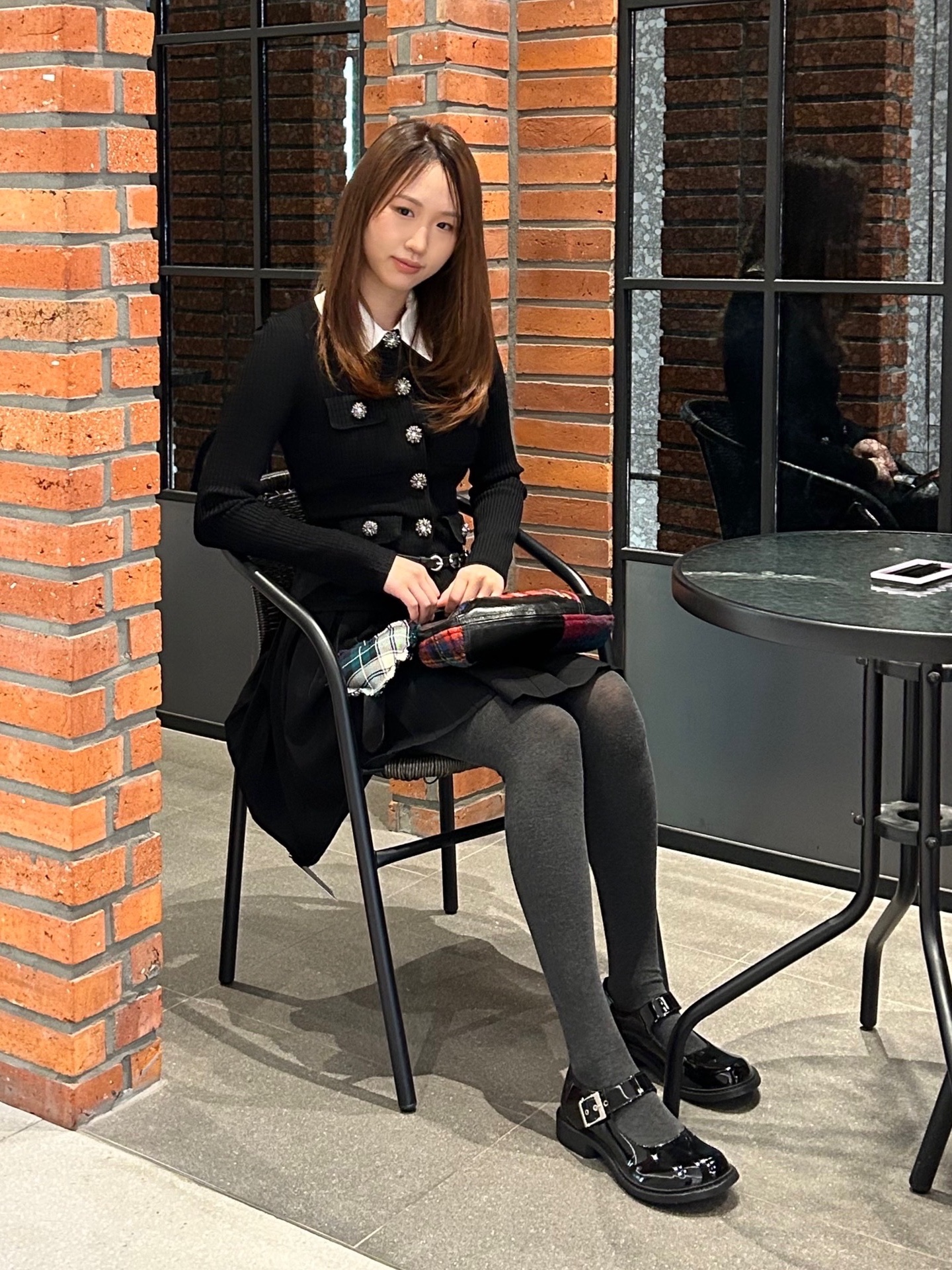 Phileo Women Mary Jane Black - 25FW 착용 스타일 - 3