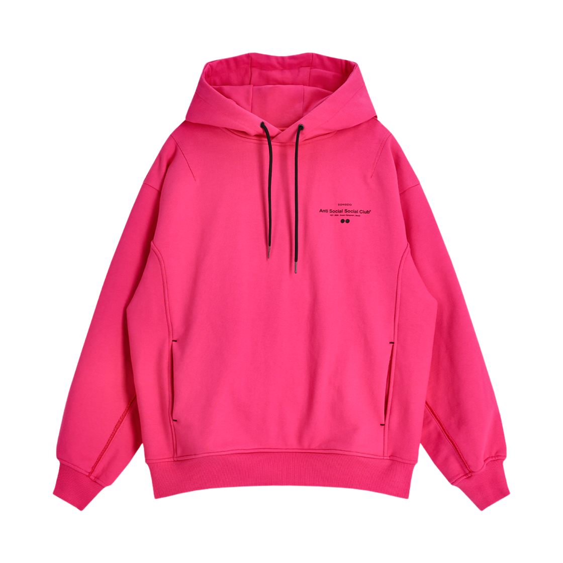 안티소셜소셜클럽 송지오 베이직 로고 후드 핑크(ASSC x Songzio Basic Logo Hood/Pink)