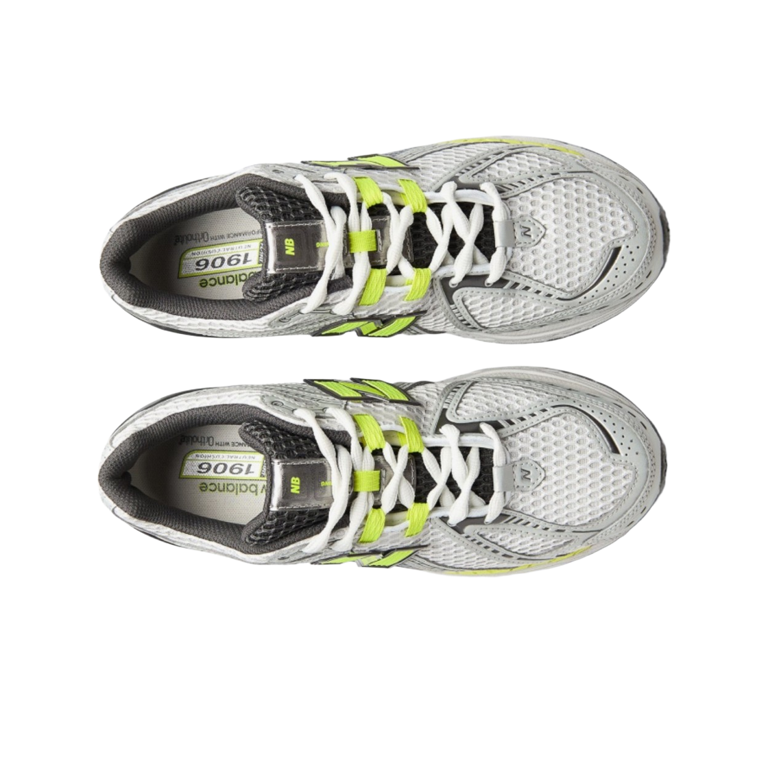 뉴발란스 1906R 라이트 실버 메탈릭 알칼리 그린(New Balance 1906R Light Silver Metallic Alkaline Green) - 2