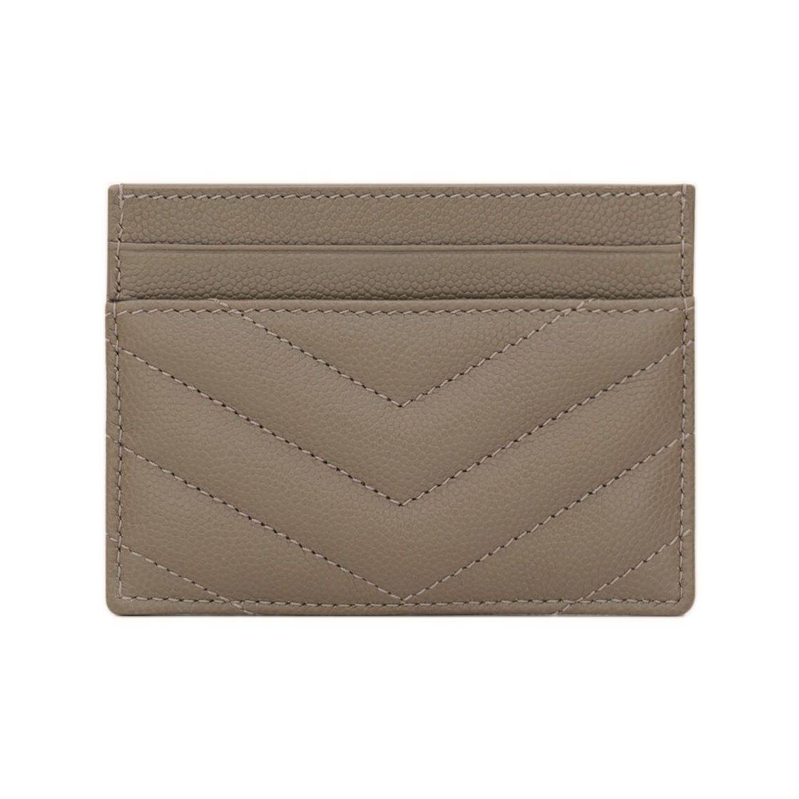 생로랑 카산드라 카드 케이스 그레인 드 뿌드르 레더 라이트 토프(Saint Laurent Cassandre Card Case in Grain De Poudre Leather Light Taupe) - 2