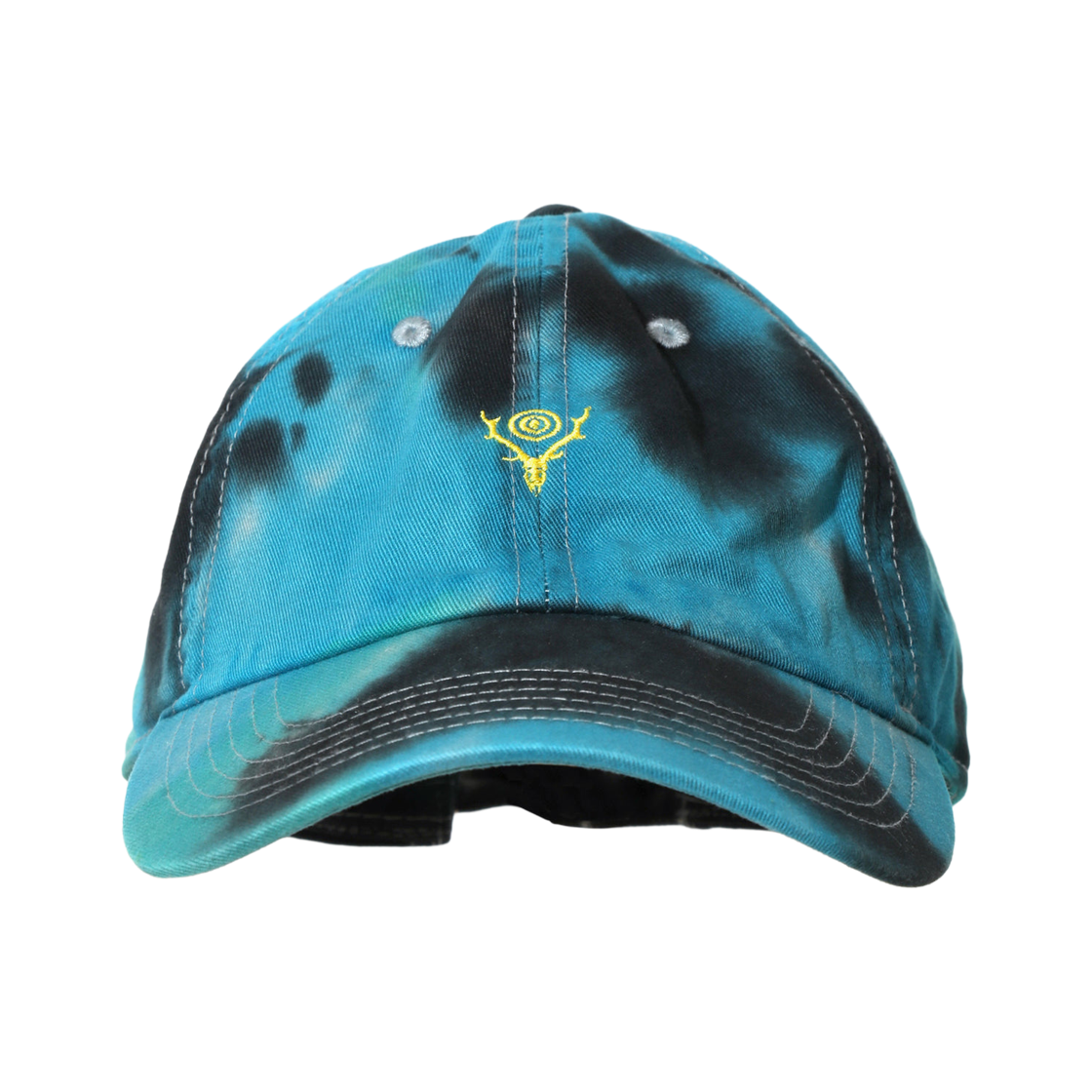 사우스2 웨스트8 타이 다이 스트랩 백 캡 네이비(South2 West8 Tie Dye Strap Back Cap Navy)