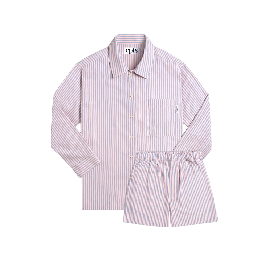[3% 적립] 씨피티에스 릴랙스드 스트라이프 파자마 헤이즈 핑크([3% 적립] CPTS  RELAXED STRIPE PAJAMAS HAZE PINK) - 1