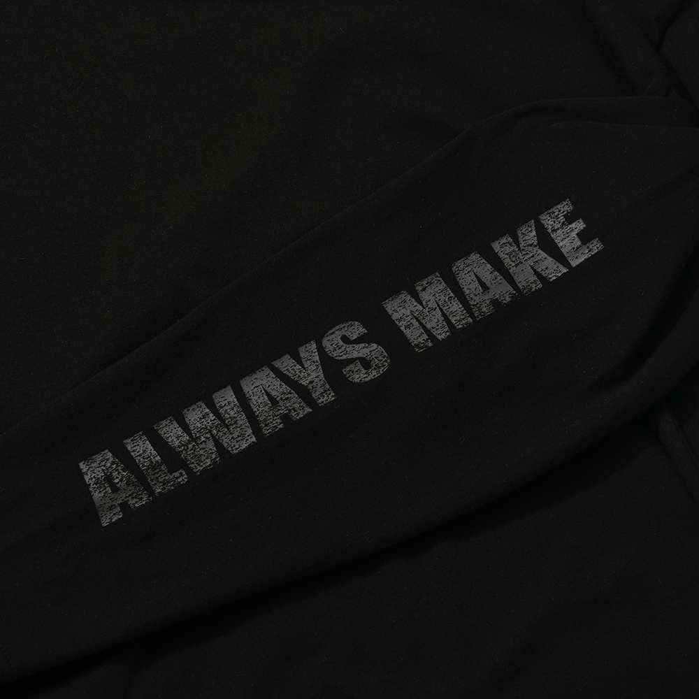 아모우 하트 스컬 롱슬리브 블랙(AMOU Heart Skull Long Sleeve Black) - 4