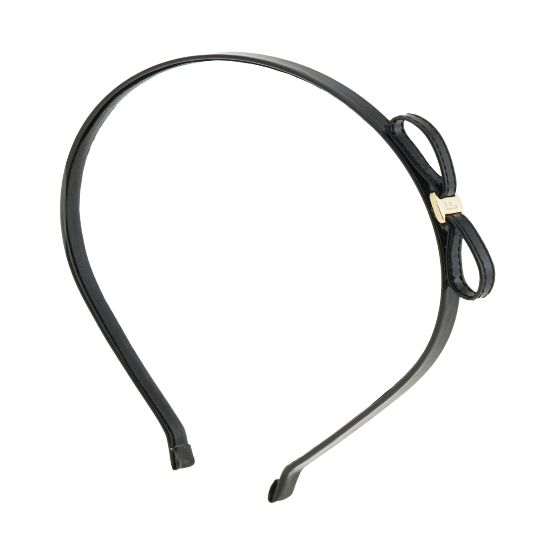 340462-791471 (W) Ferragamo Mini Bow Headband Black