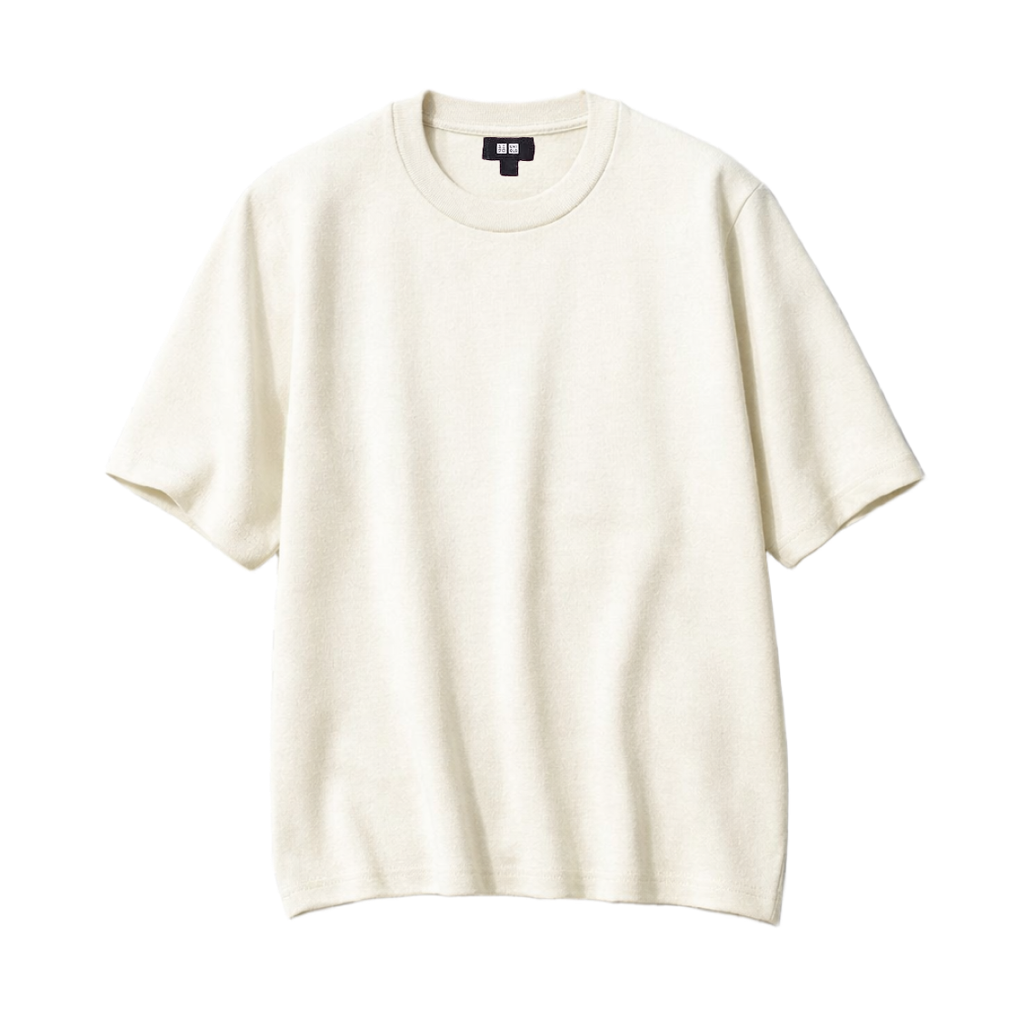 481726-01 / 481004-01 Uniqlo Washable Milano Ribbed Knitted T-Shirt Off White - JP