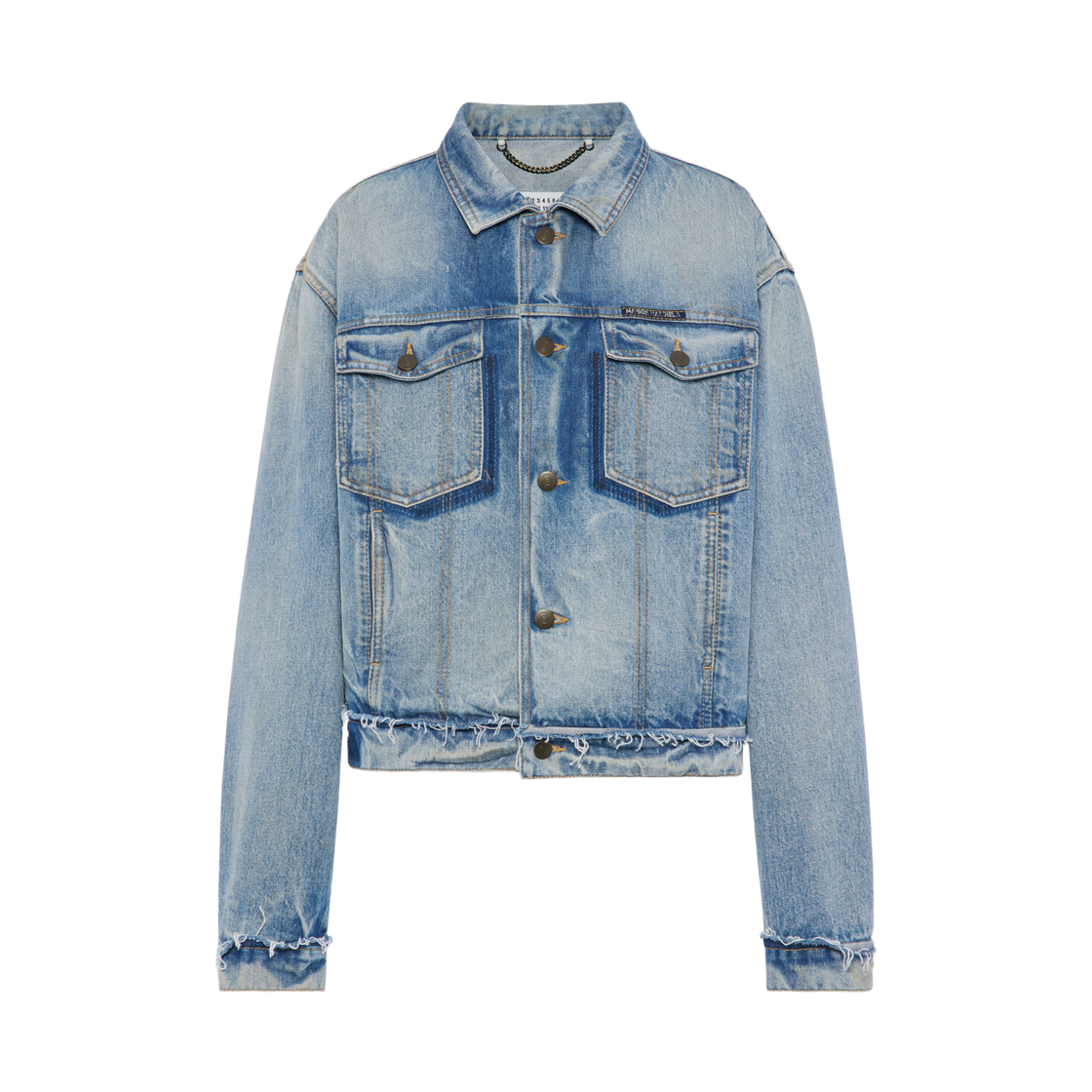 (W) 메종 마르지엘라 데님 자켓 블루((W) Maison Margiela Denim Jacket Blue)