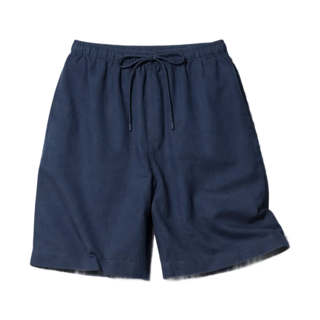 485251-69 (W) Uniqlo Linen Blend Easy Shorts Navy - JP