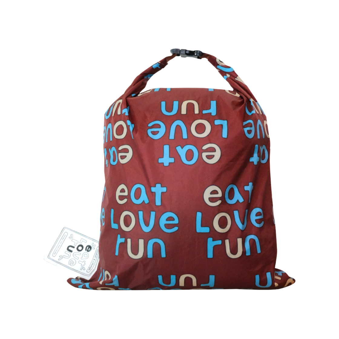 이오유 잇 러브 런 롤탑 브라운(EOU Eat love run Roll-top Brown)