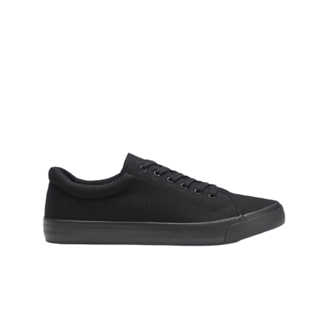 358988-88 GU Soft Canvas Sneakers Black